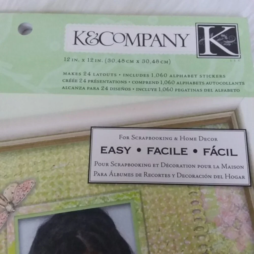 Scrapbook & Frame A Name Papers 12 x 12